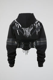 Corset Waist Hoodie
