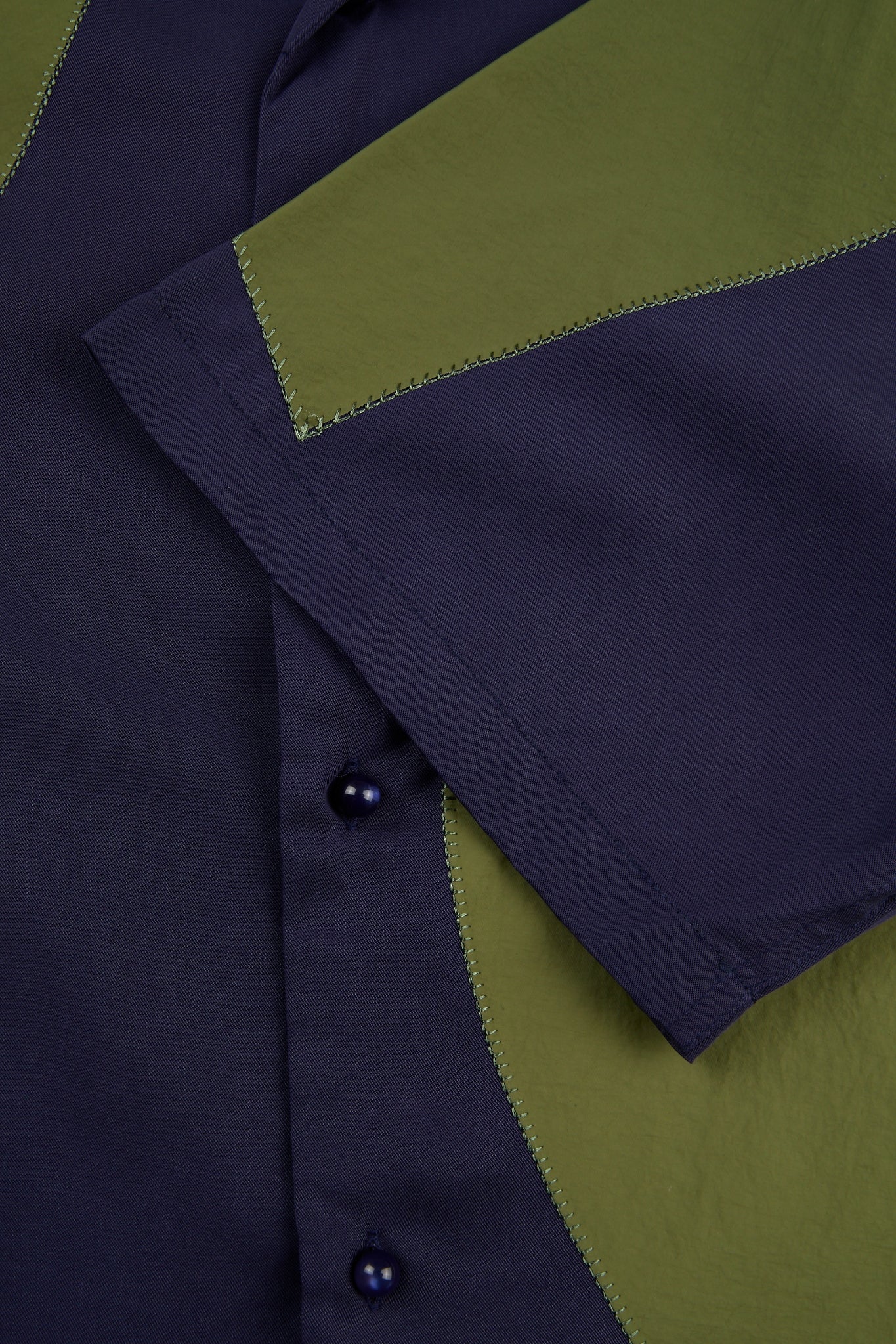 Dumist Heart Patchwork Shirt