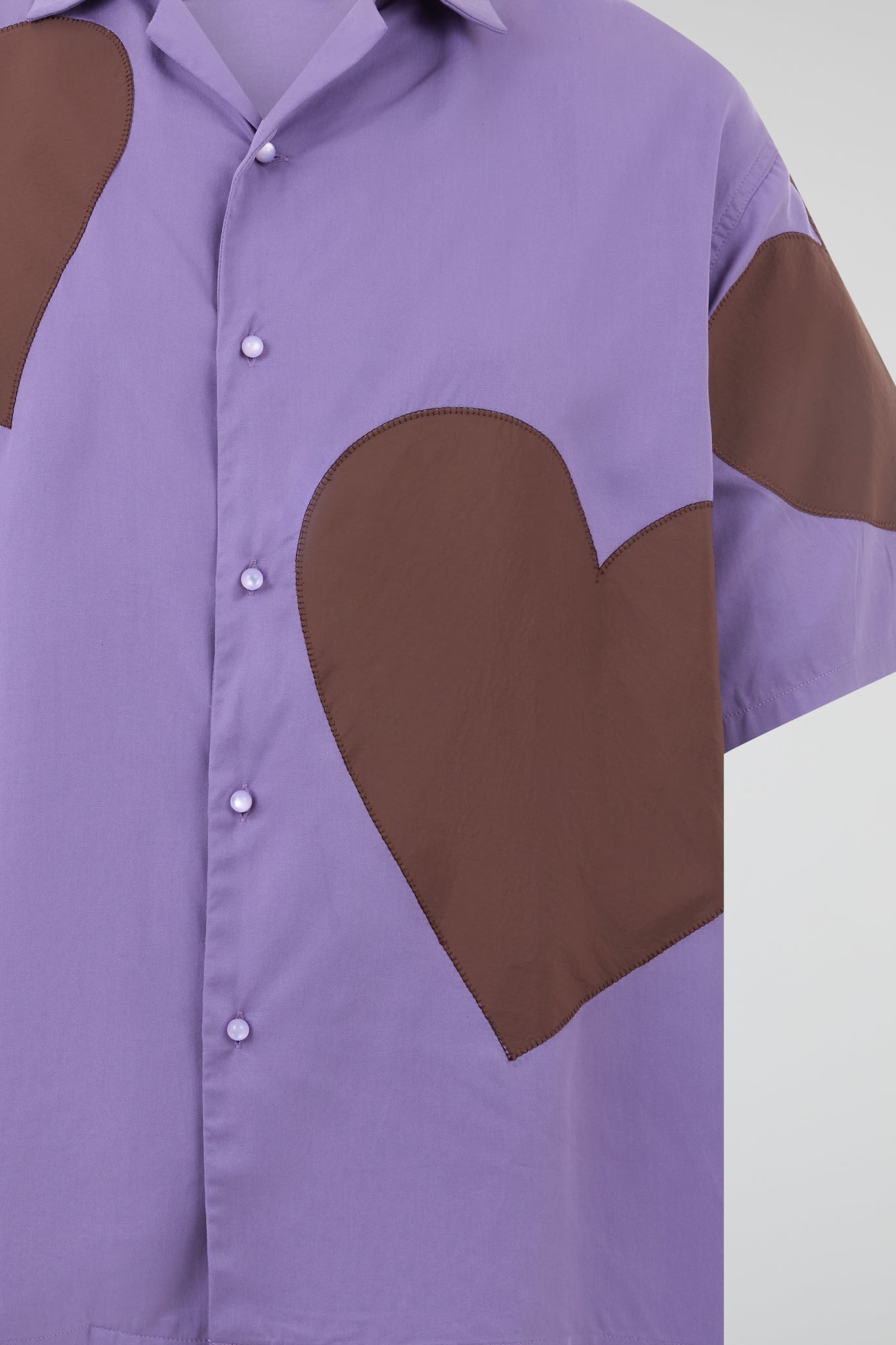 Dumist Heart Patchwork Shirt