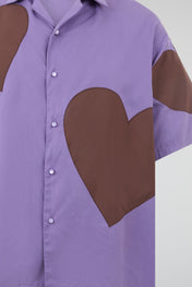 Dumist Heart Patchwork Shirt