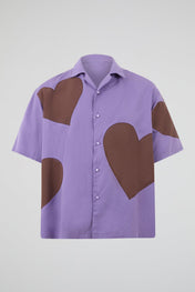 Dumist Heart Patchwork Shirt