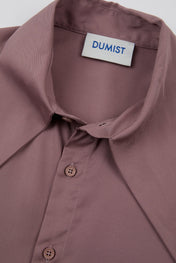Purple Short-Sleeve Overshirt