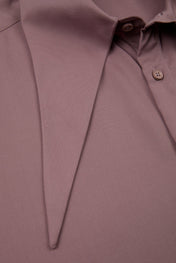 Purple Short-Sleeve Overshirt