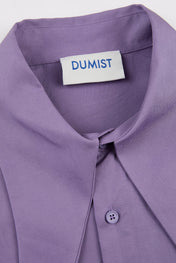 Purple Short-Sleeve Overshirt