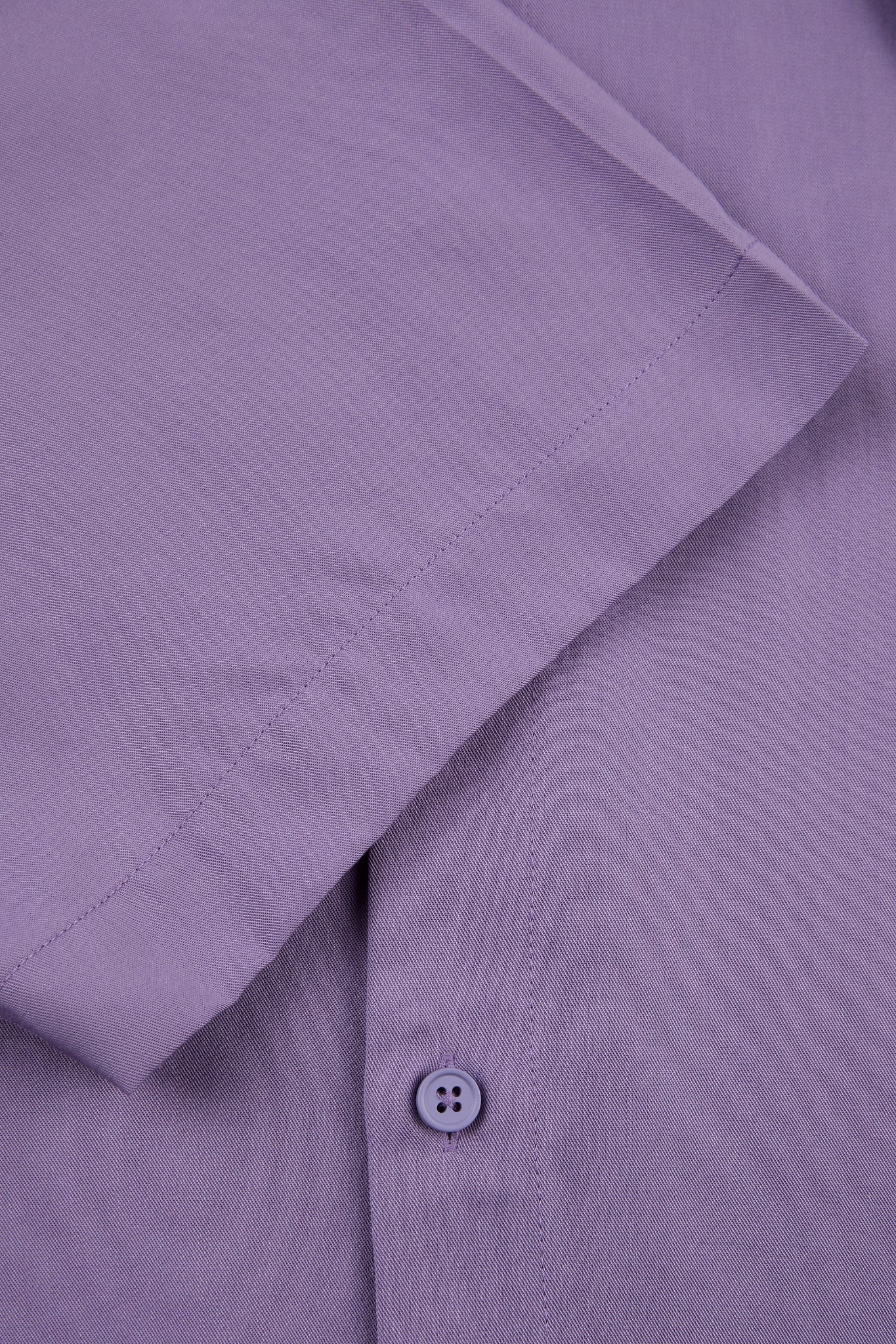 Purple Short-Sleeve Overshirt
