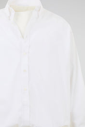 Minimal White Overshirt