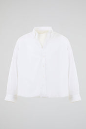 Minimal White Overshirt