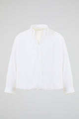 Minimal White Overshirt