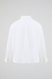 Minimal White Overshirt