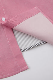 Layered Stripe Double-Overshirt
