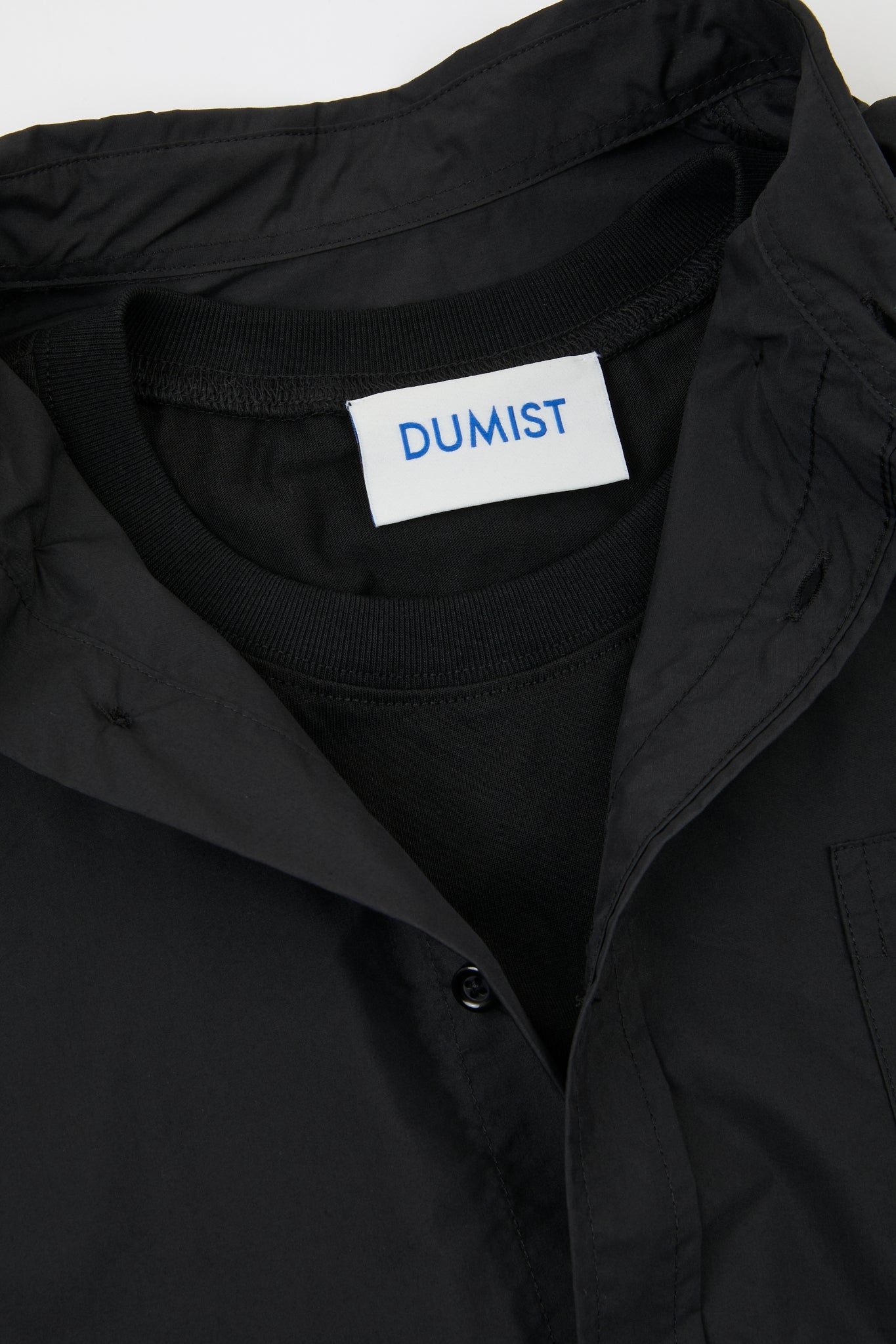 Black Cropped Overshirt
