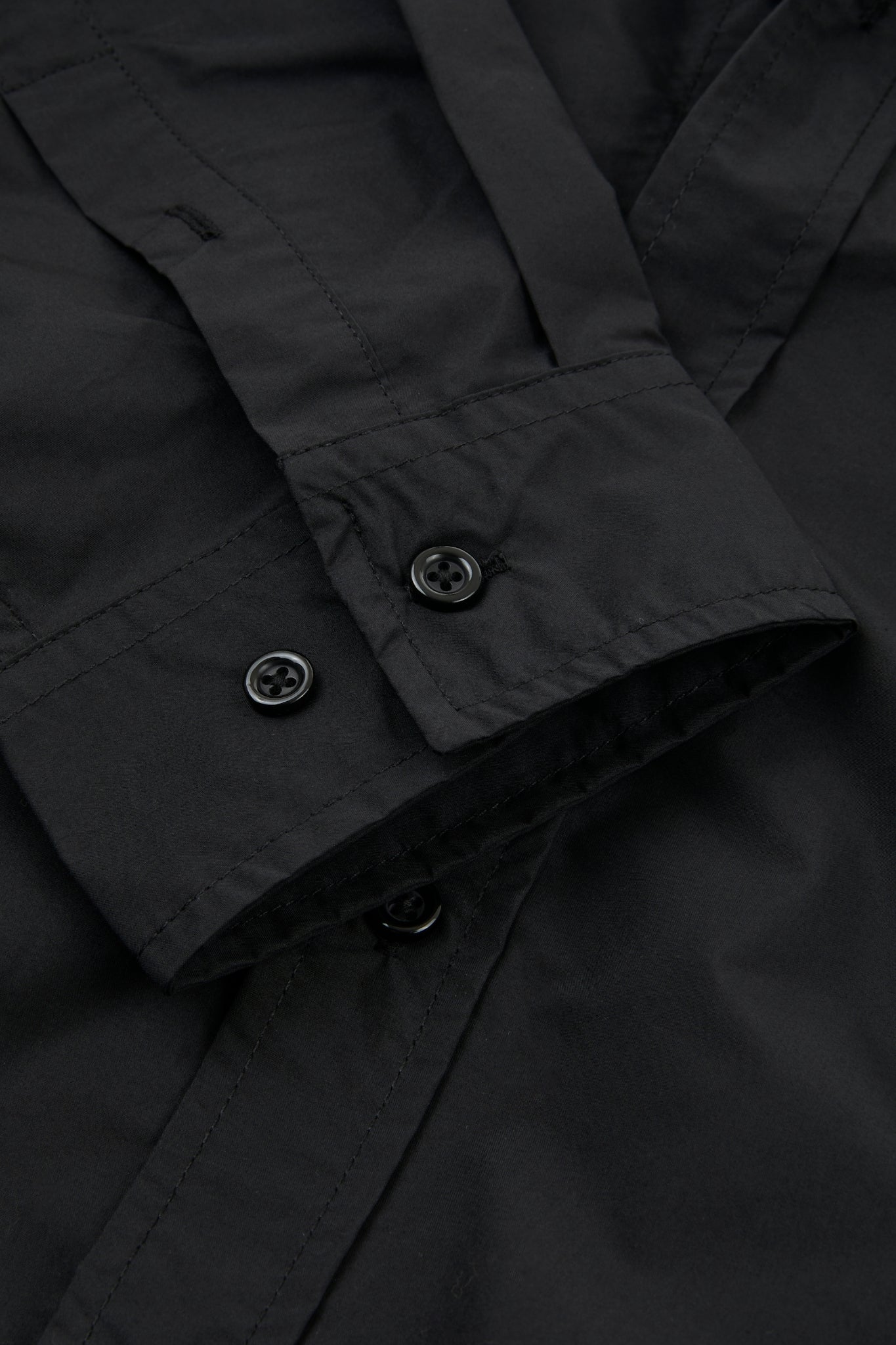 Black Cropped Overshirt