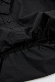 Black Cropped Overshirt
