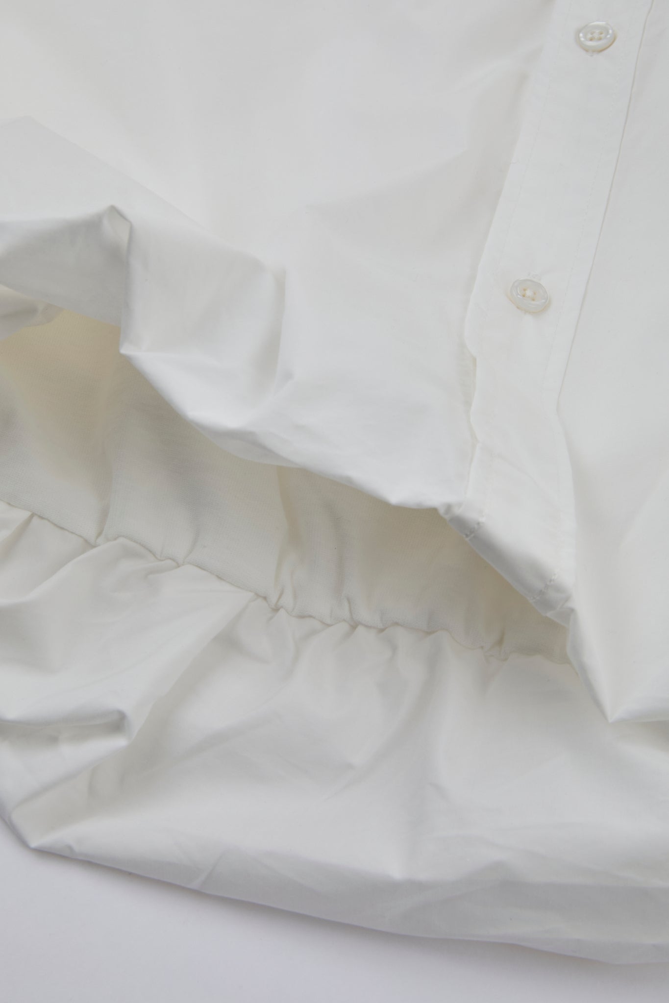 Off-White Cropped Overshirt