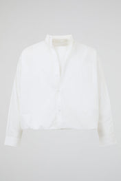 Off-White Cropped Overshirt