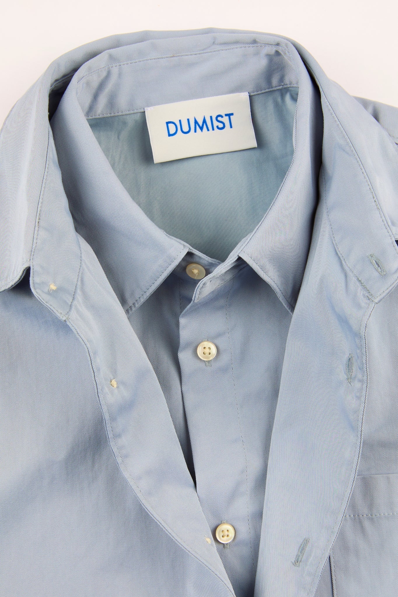 Blue Cropped Double Shirt