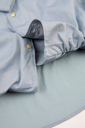 Blue Cropped Double Shirt