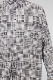 Patchwork Check Shirt
