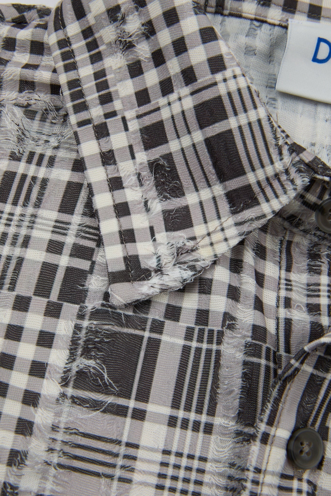 Patchwork Check Shirt