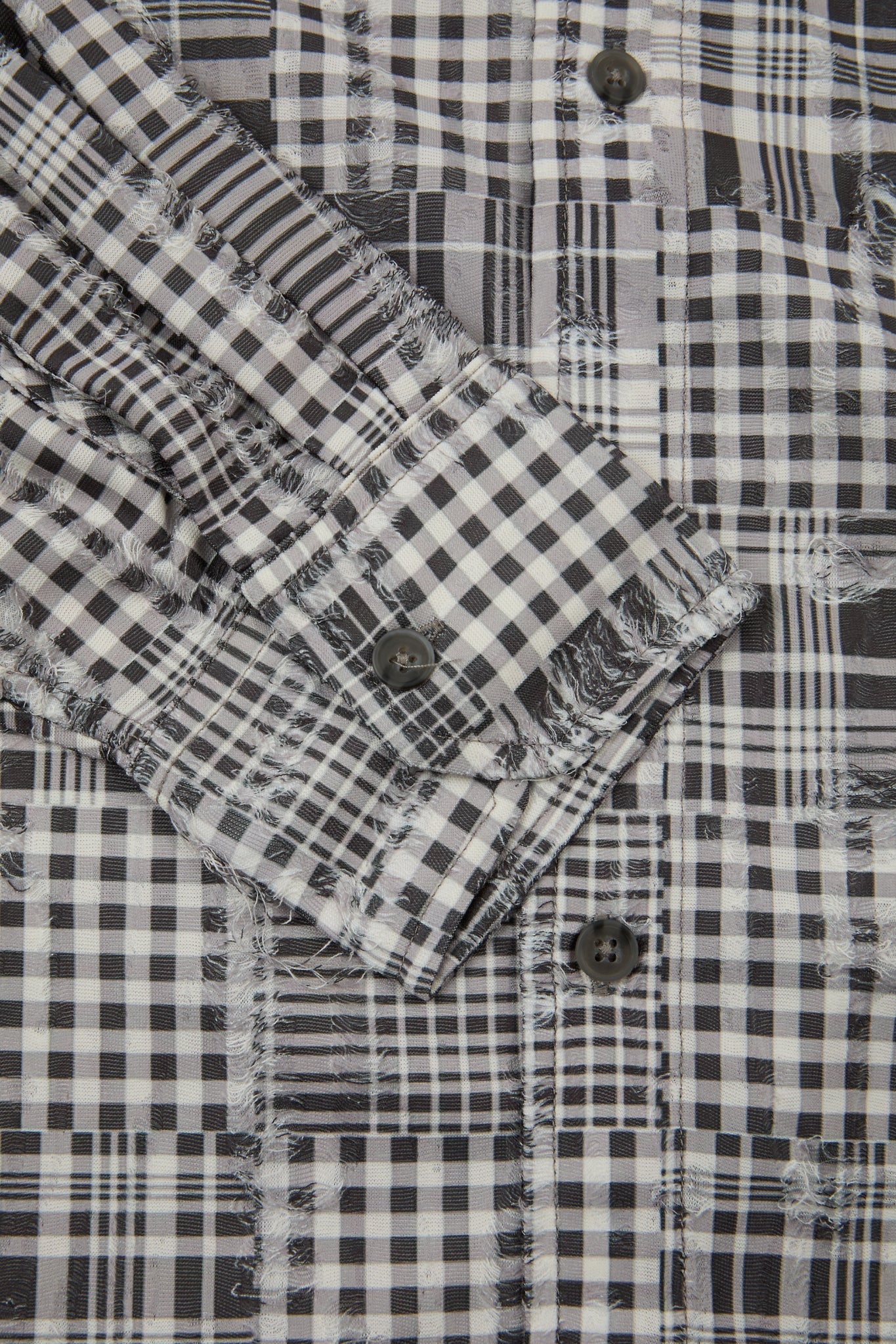 Patchwork Check Shirt