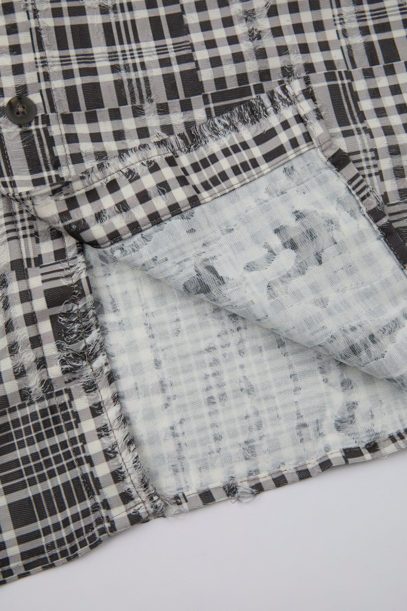 Patchwork Check Shirt