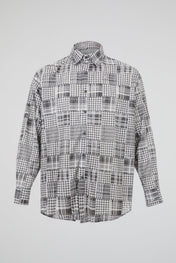 Patchwork Check Shirt