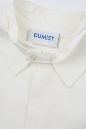 Ivory Minimal Button-Up Shirt