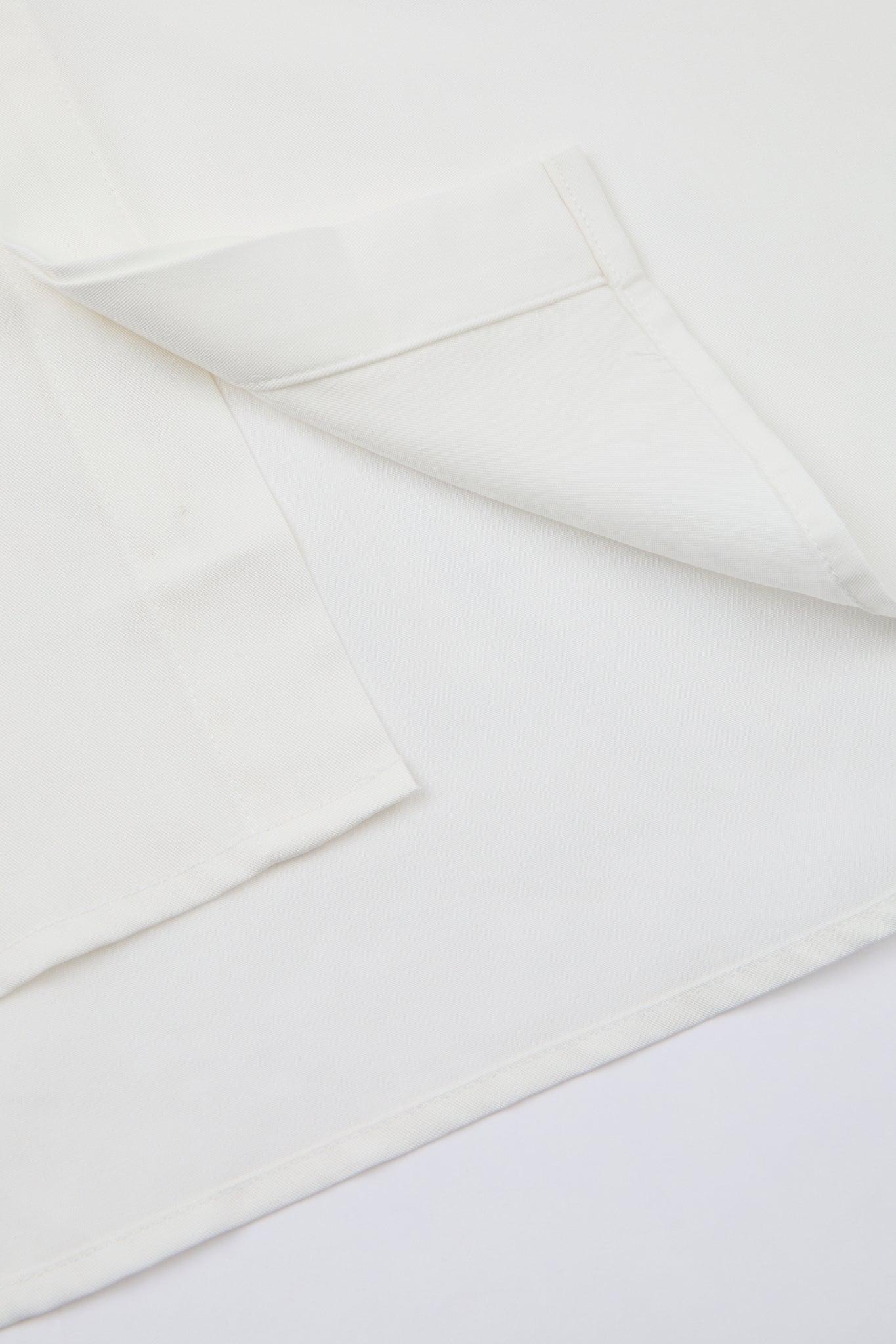 Ivory Minimal Button-Up Shirt