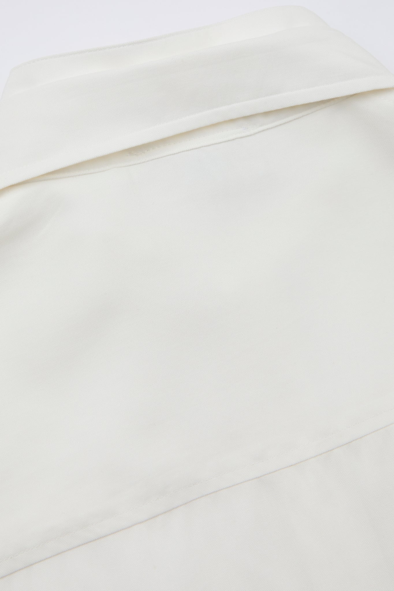 Ivory Minimal Button-Up Shirt
