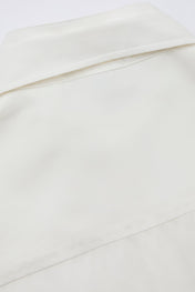 Ivory Minimal Button-Up Shirt