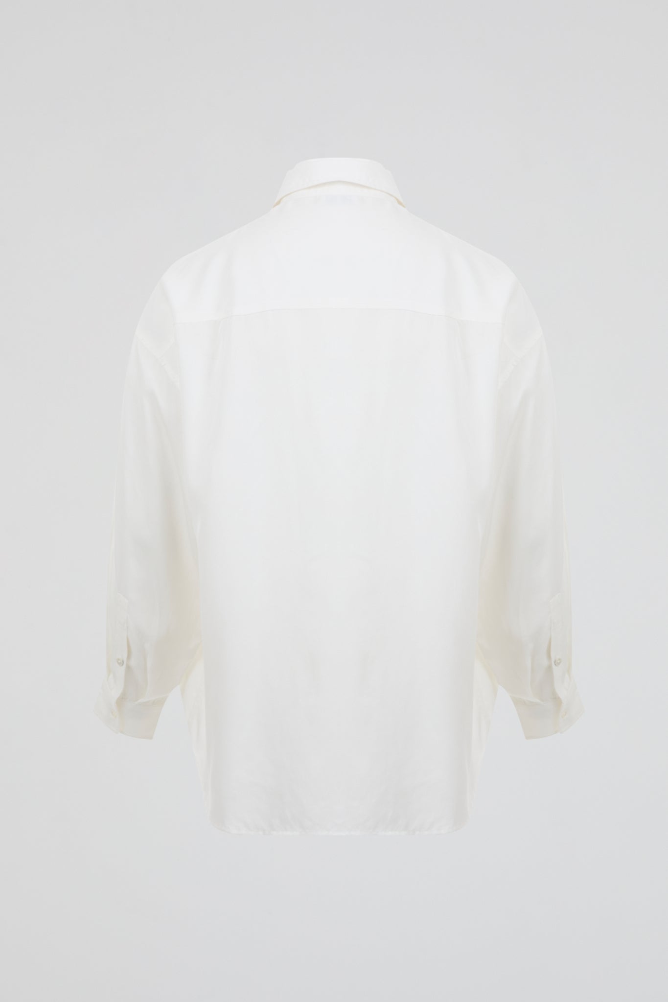 Ivory Minimal Button-Up Shirt