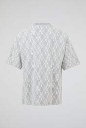Sheer Lace Overlay T-Shirt