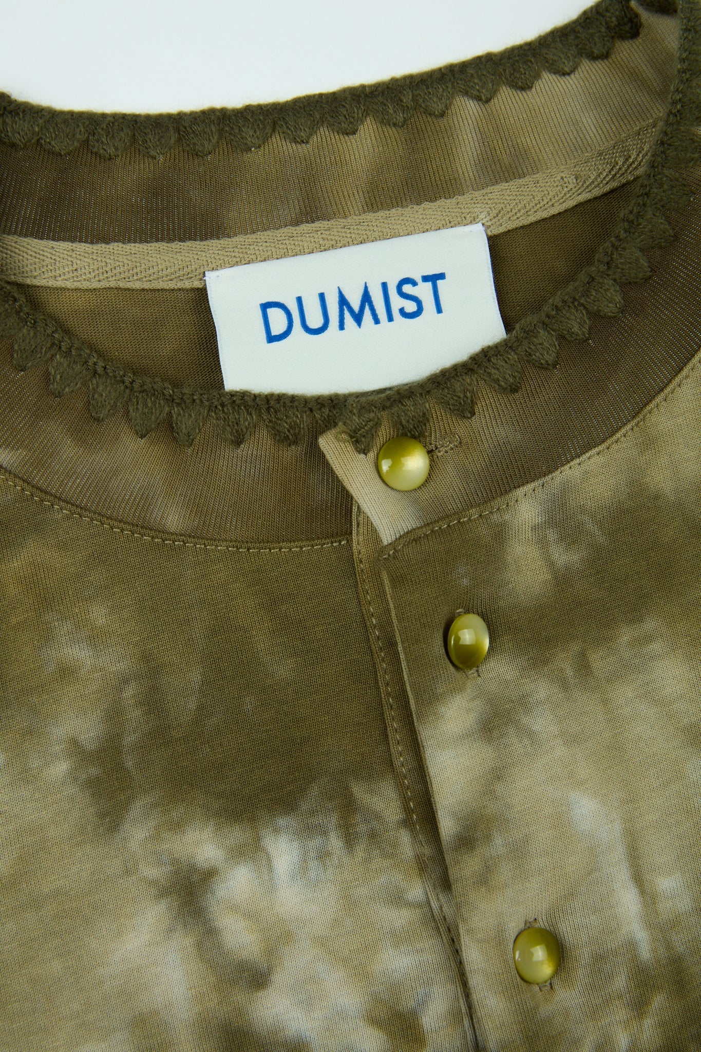 Dumist Tie-Dye Henley Long-Sleeve