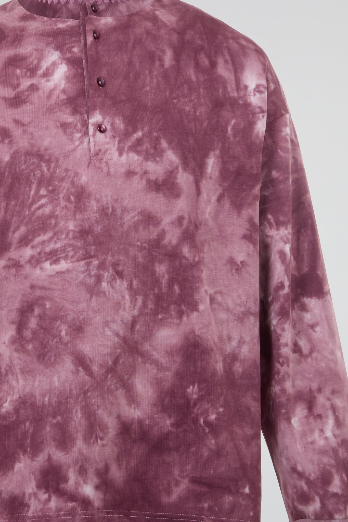 Dumist Tie-Dye Henley Long-Sleeve