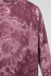 Dumist Tie-Dye Henley Long-Sleeve