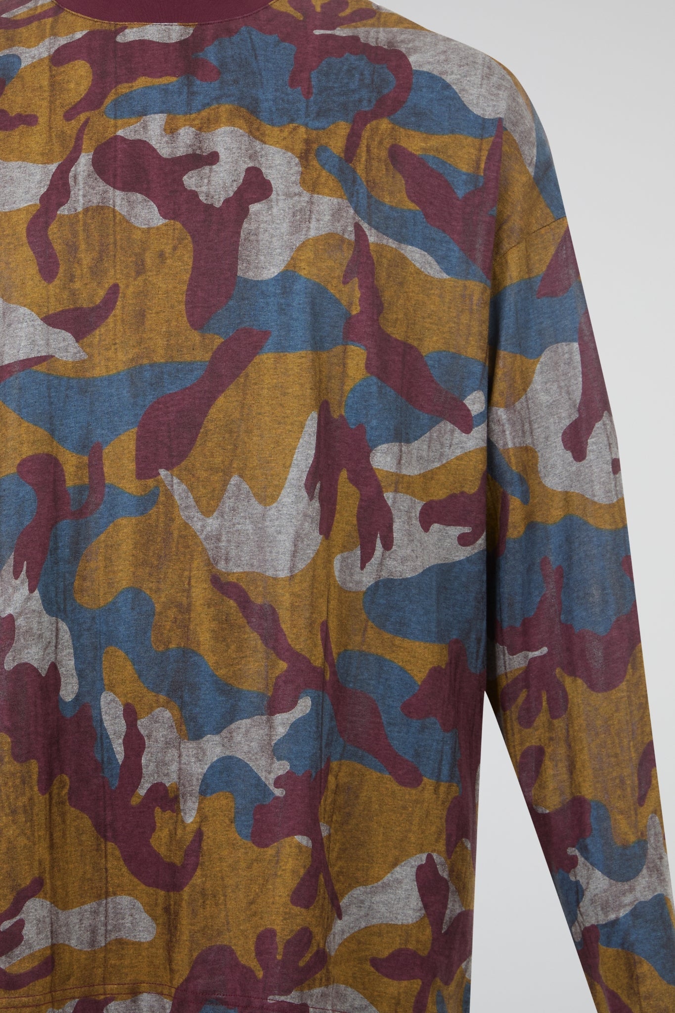 Multitone Camo Long-Sleeve Top