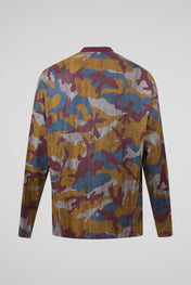 Multitone Camo Long-Sleeve Top