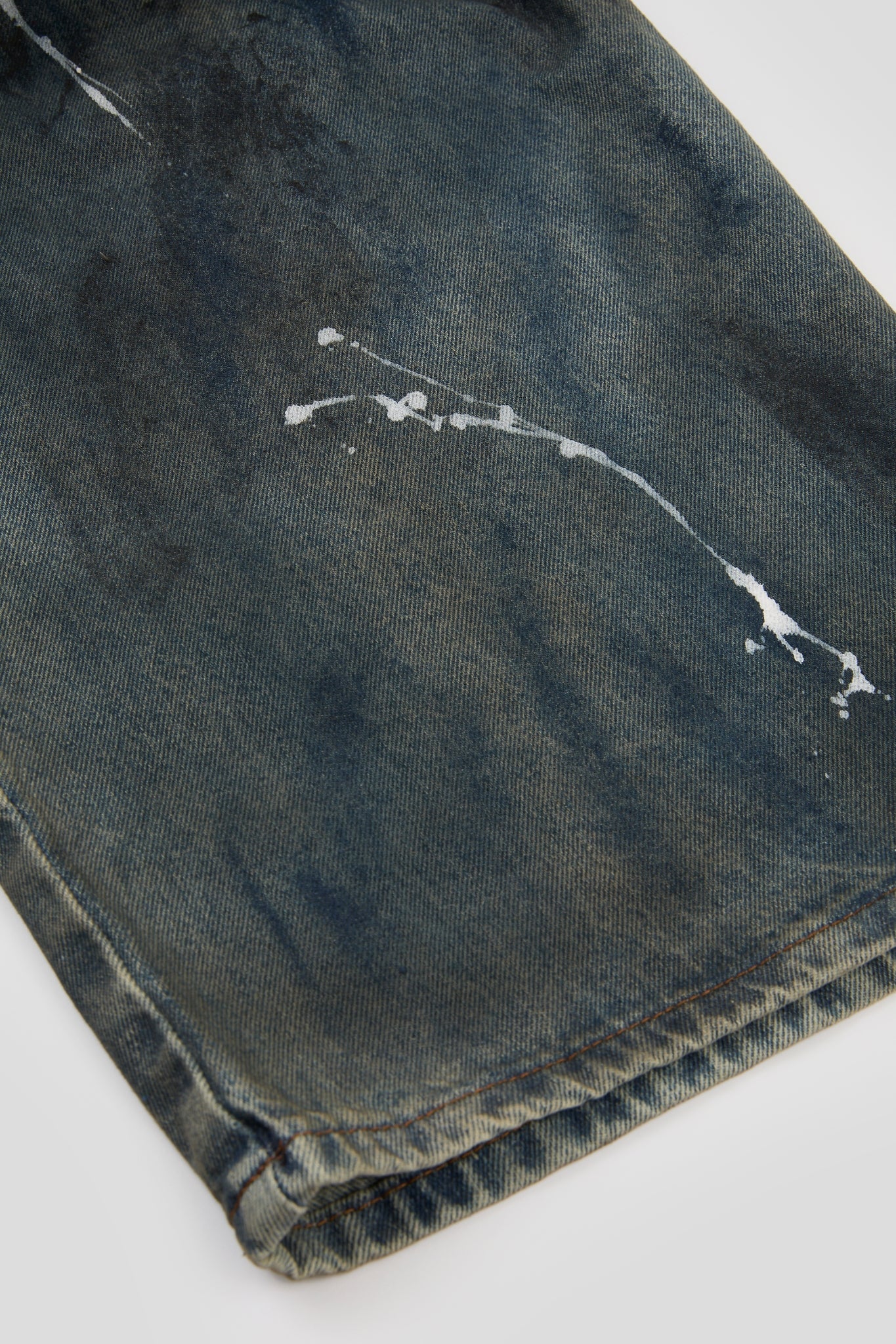 Multi-Pocket Denim Cargo Trousers