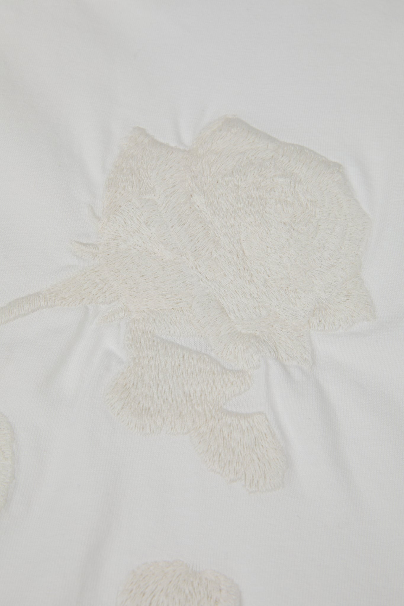 Ivory Clean Structure Oversized T-Shirt