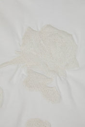 Ivory Clean Structure Oversized T-Shirt
