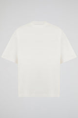Ivory Clean Structure Oversized T-Shirt
