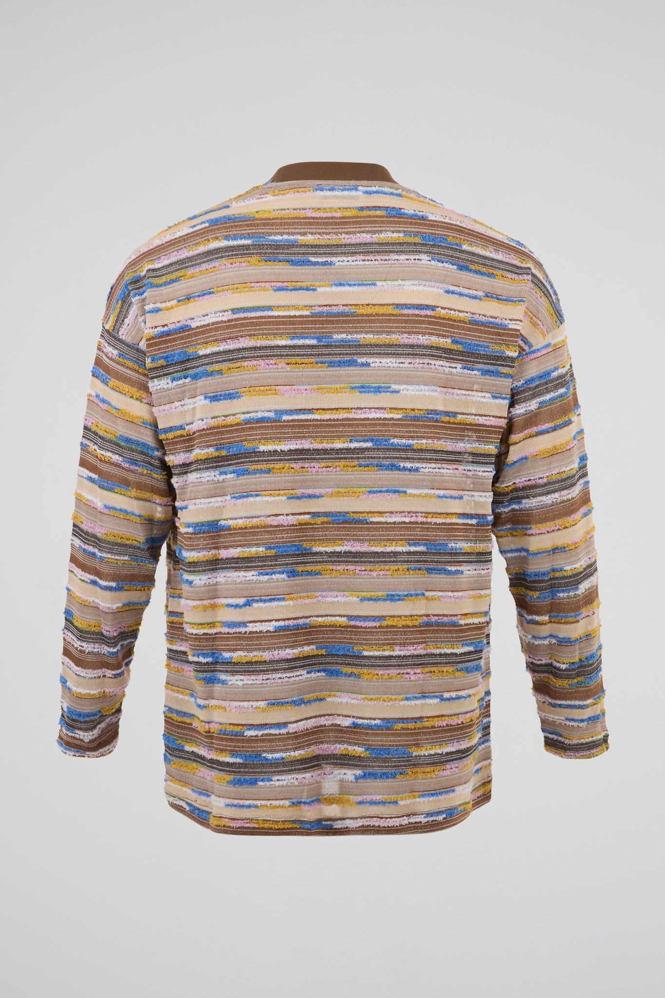 Multicolor Textured Knit Sweater