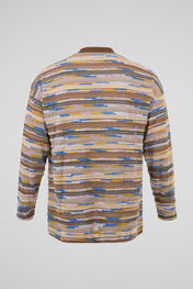 Multicolor Textured Knit Sweater