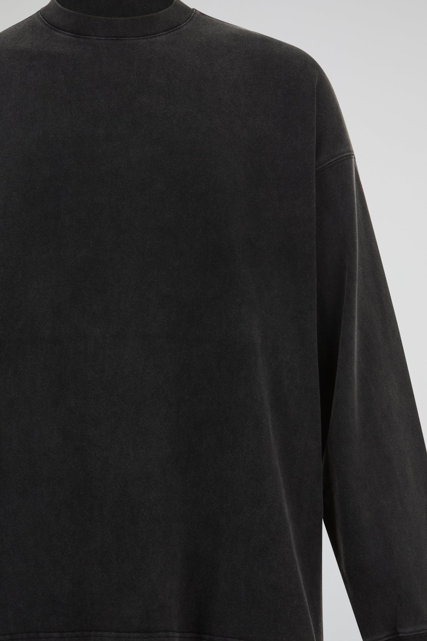 Black Graphic Back Print Sweatshirt