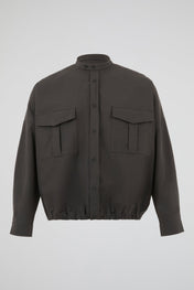 Grey Utility Field Jacket