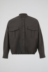 Grey Utility Field Jacket