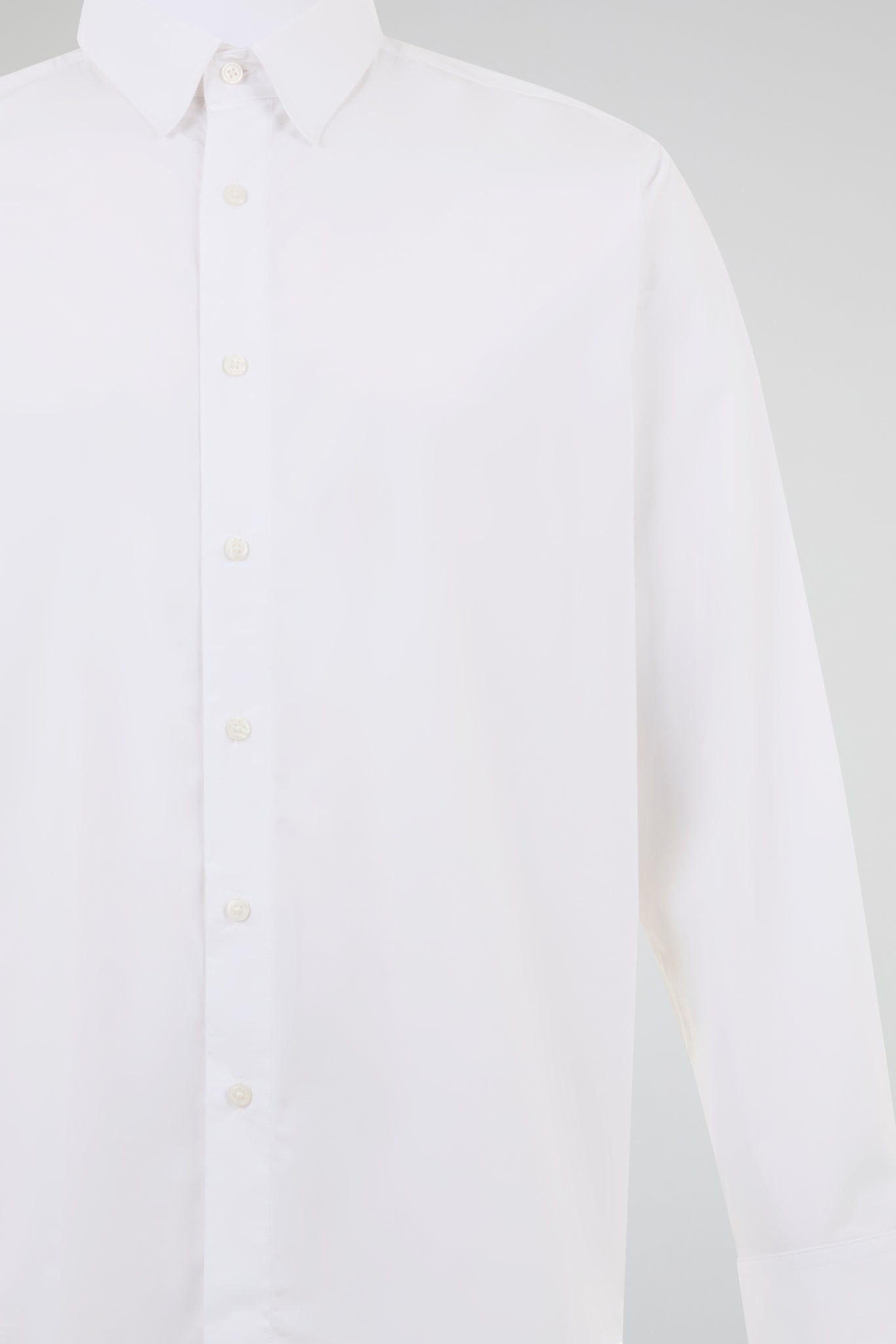 White Comic Graphic Button Shirt