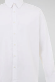 White Comic Graphic Button Shirt