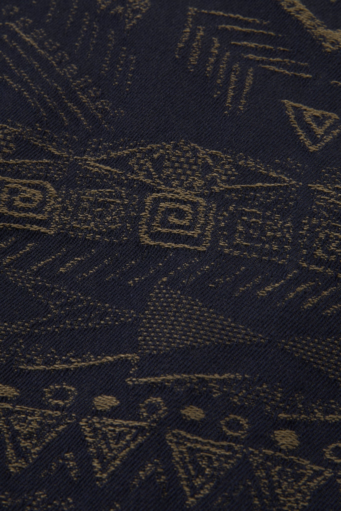 Geometric Jacquard Kimono