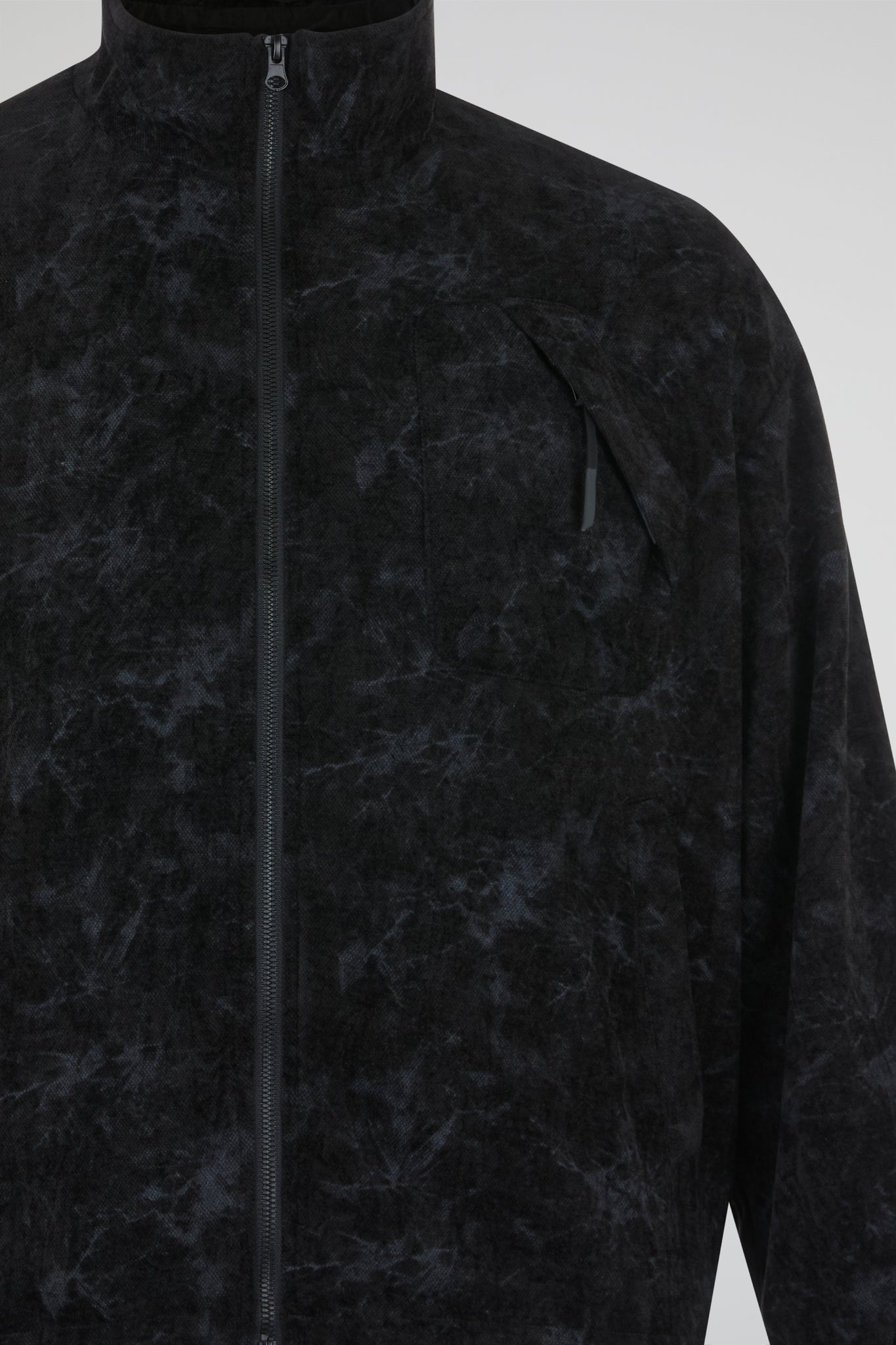 DUMIST Marble-Effect Zip-Up Jacket